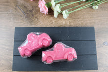 Load image into Gallery viewer, Little red truck handmade soap
