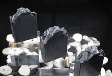 Load image into Gallery viewer, Activated Charcoal - Bergamot tea &amp; sage handmade soap

