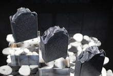 Load image into Gallery viewer, Activated Charcoal - Bergamot tea & sage handmade soap