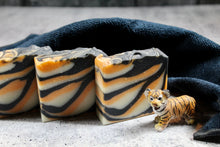 Load image into Gallery viewer, Tiger stripe handmade soap