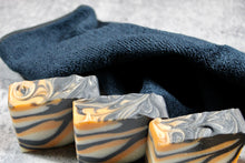 Load image into Gallery viewer, Tiger stripe handmade soap