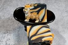 Load image into Gallery viewer, Tiger stripe handmade soap