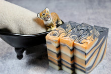 Load image into Gallery viewer, Tiger stripe handmade soap