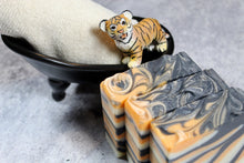Load image into Gallery viewer, Tiger stripe handmade soap