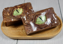 Load image into Gallery viewer, Green Eyed Dragon handmade soap