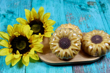 Load image into Gallery viewer, Sunflower handmade soap