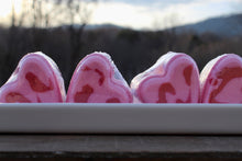 Load image into Gallery viewer, Heart Bath bomb - 4.5 oz - Bite me! Scent