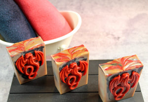 Dragon’s blood handmade soap