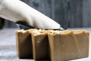 Pine Tar & Oatmeal handmade soap