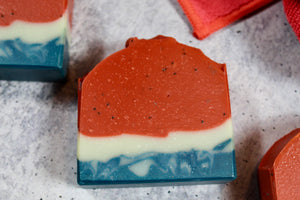 Watermelon handmade soap