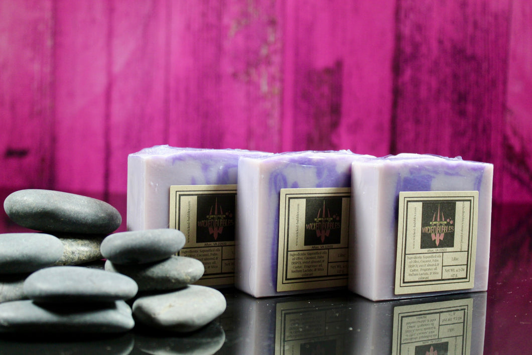 Lilac handmade soap