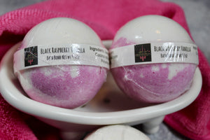 Bath bomb - 5.5 oz - Black Raspberry Vanilla