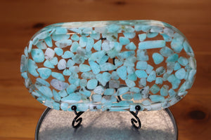 Trinket tray/rolling tray/soap dish - Tianhe Stone Crystal