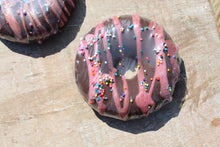 Load image into Gallery viewer, Chocolate Donut with sprinkles handmade soap

